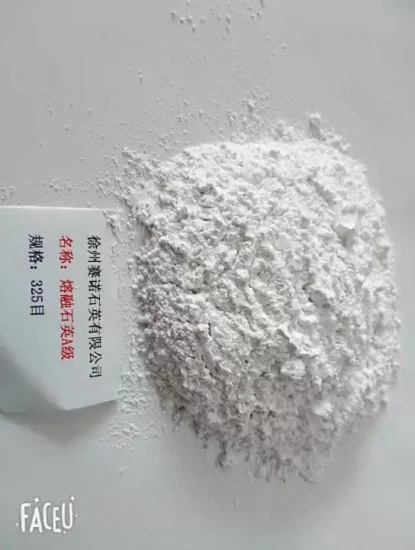 A Grade 325 Mesh White Fused Silica Powder as Refractory Raw Materials